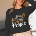I Like Music More Than People Fan Introvert Unisex Long Sleeve T-Shirt I Like Music More Than People Fan Introvert Unisex Long Sleeve T-Shirt