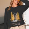 Nature Scene Tees For Introverts Quiet Escape Solitude Unisex Long Sleeve T-Shirt Nature Scene Tees For Introverts Quiet Escape Solitude Unisex Long Sleeve T-Shirt
