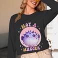 Not a Hugger Cute Pufferfish Autism Awareness Introverts Unisex Long Sleeve T-Shirt