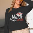 Nurse Nursing School Graduation Est 2018 Shirt Unisex Long Sleeve T-Shirt