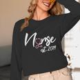 Nursing School Survivor Apparel Graduation Nurse RN EST 2019 Unisex Long Sleeve T-Shirt
