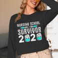 Nursing School Survivor Graduation Nurse RN 2020 Friend Unisex Long Sleeve T-Shirt
