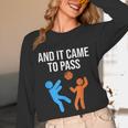 And It Came To Pass Book Of Mormon LDS Missionary Unisex Long Sleeve T-Shirt And It Came To Pass Book Of Mormon LDS Missionary Unisex Long Sleeve T-Shirt