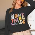 Peace Out Third 3rd Grade Graduation Graduate Class Of 2025 Unisex Long Sleeve T-Shirt