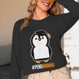Penguin Graduation For Grads Hashtag Pengwinning Unisex Long Sleeve T-Shirt