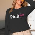 Ph Diva Women Dissertation Doctoral Degree Graduation PhD Unisex Long Sleeve T-Shirt