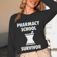 Pharmacy School Survivor PharmD Graduation T-Shirt Unisex Long Sleeve T-Shirt