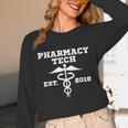 Pharmacy Tech GraduationShirt Student Est 2018 Unisex Long Sleeve T-Shirt