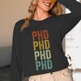 PHD Graduation Doctorate Unisex Long Sleeve T-Shirt