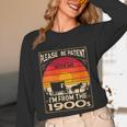 Please Be Patient I'm From The 1900s Sunset Vintage Wagon Unisex Long Sleeve T-Shirt