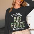 Proud Air Force Cousin Deployment Homecoming Graduation Unisex Long Sleeve T-Shirt