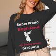 Proud Boyfriend Of 2018 Graduate Dabbing Graduation Unisex Long Sleeve T-Shirt