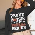 Proud Cousin Of a Football Senior 2026 Graduation Gifts Unisex Long Sleeve T-Shirt