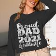 Proud Dad Of a 2021 Graduate Father Senior 21 Graduation Unisex Long Sleeve T-Shirt