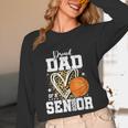 Proud Dad Of A 2026 Senior Basketball Graduation Leopard Unisex Long Sleeve T-Shirt