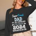 Proud DAD Of A 5th Grade Graduate 2024 Elementary Graduation Unisex Long Sleeve T-Shirt