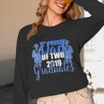 Proud Dad Of Two 2019 Graduates Twin Papa Graduation Unisex Long Sleeve T-Shirt