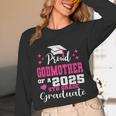 Proud Godmother Of 5th Grade Graduate 2025 Family Graduation Unisex Long Sleeve T-Shirt