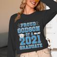 Proud Godson Of a 2021 Graduate School Graduation Family Unisex Long Sleeve T-Shirt