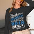 Proud Grandpa Of 2018 Senior T-Shirt Student Graduation Unisex Long Sleeve T-Shirt