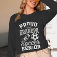 Proud Grandpa Of a Soccer Senior Class Of 2026 Graduation Unisex Long Sleeve T-Shirt