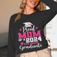 Proud Mom Of 2024 5th Grade Graduate Mother Graduation Unisex Long Sleeve T-Shirt
