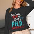 Proud Mom PhD Doctoral Graduation Doctorate Degree Unisex Long Sleeve T-Shirt