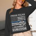 Proud Police Academy Survivor Graduation Unisex Long Sleeve T-Shirt