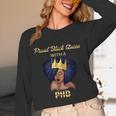 Proud Queen PhD Doctorate Degree Graduation T-Shirt Unisex Long Sleeve T-Shirt
