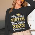 Proud Sister Of 2023 College Graduate Family 23 Graduation Unisex Long Sleeve T-Shirt