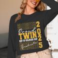 Proud Twin Of a 2025 Graduate Grad Prom Graduation Squad 25 Unisex Long Sleeve T-Shirt
