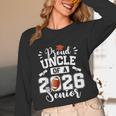 Proud Uncle Of A 2026 Senior Football Graduation Unisex Long Sleeve T-Shirt