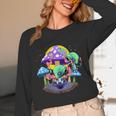 Psychedelic Alien Mushroom Nostalgia Groovy Vibe Hippie Unisex Long Sleeve T-Shirt Psychedelic Alien Mushroom Nostalgia Groovy Vibe Hippie Unisex Long Sleeve T-Shirt