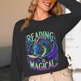 Reading Is Magical Dragon Tee Perfect For Book Lovers Kids Unisex Long Sleeve T-Shirt