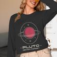 Retro Pluto Never Forget Classic Planet Pluto Nostalgia Unisex Long Sleeve T-Shirt