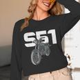 Retro Simme Moped Nostalgia Eastern Block Schwalbe Driver DDR Unisex Long Sleeve T-Shirt