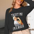 Rosie Riveter Nurse Shirt Nurse Graduation Shirt Unisex Long Sleeve T-Shirt