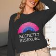 Secretly Bisexual Bi Introvert Bi Pride Antisocial LGBTQ Unisex Long Sleeve T-Shirt