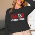 Senior 2018 Valedictorian School Colors Graduation Unisex Long Sleeve T-Shirt