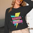 Senior 2022 Graduation Class Of 2022 Retro 90's Graduation Unisex Long Sleeve T-Shirt