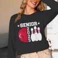 Senior 2025 Bowling Player Class Of 2025 Graduation Seniors Unisex Long Sleeve T-Shirt