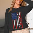 Senior 2026 Baseball American Flag Class Of 2026 Graduation Unisex Long Sleeve T-Shirt