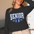 Senior 2026 Class Of 2026 Toile Coquette Bow Graduation 2026 Unisex Long Sleeve T-Shirt