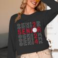 Senior Class Of 2024 Graduation 2024 Maroon Basketball Unisex Long Sleeve T-Shirt