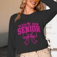Senior Class Of 2026 Coquette Pink Bow Graduation 2026 Unisex Long Sleeve T-Shirt