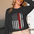Senior Class Of 2026 Patriotic American USA Flag Graduation Unisex Long Sleeve T-Shirt