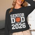 Senior Dad Class Of 2026 Cute Basketball Dad Graduation 2026 Unisex Long Sleeve T-Shirt