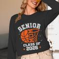 Senior Mom Class Of 2026 Basketball Graduation Unisex Long Sleeve T-Shirt