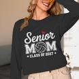 Senior Volleyball Mom Class Of 2027 Graduation Graduate Unisex Long Sleeve T-Shirt