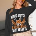 Sister Class Of 2025 Senior Basketball Graduation Family Unisex Long Sleeve T-Shirt